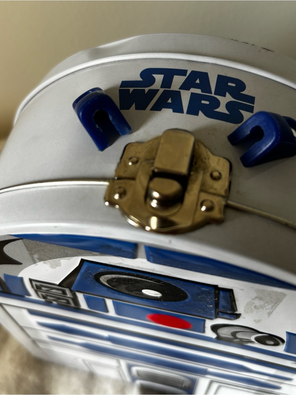 Star Wars R2-D2 Embossed Metal Tin / Lunchbox - Picture 3 of 5